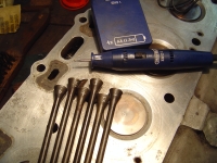  use snall engraver to mark up parts